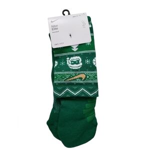 Nike Santa Green Basketball Socks 12-15